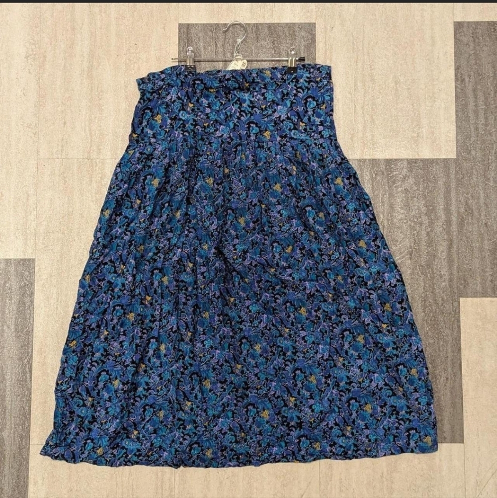 90s Deadstock Express Compagnie International Floral Maxi Skirt - Picture 5 of 6